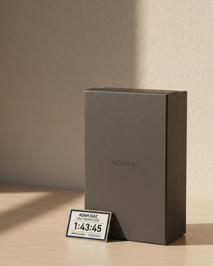 ACHVR con packaging premium